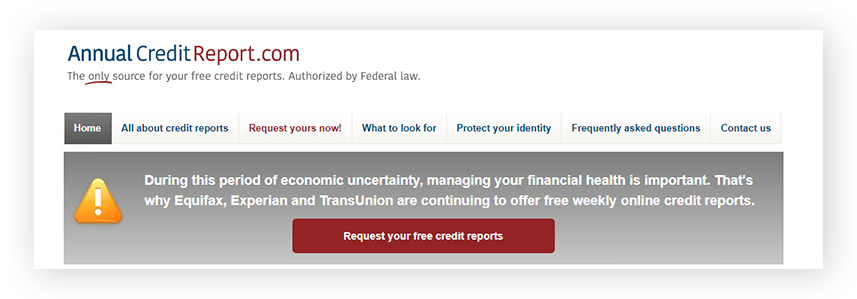 如你的社会安全卡被盗,请通过 Annualcreditreport.com谨慎监控你的信用报告。