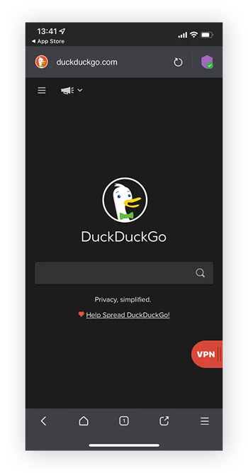 暗网版的Duck Duck Go，可以帮助你导航到洋葱网站和暗网链接。